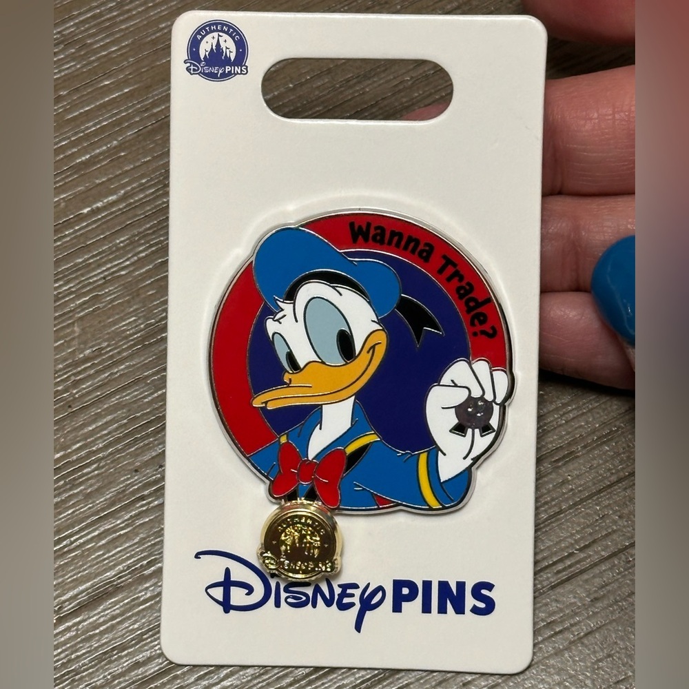 Disney Parks Donald Duck Wanna Trade? Pin 2026